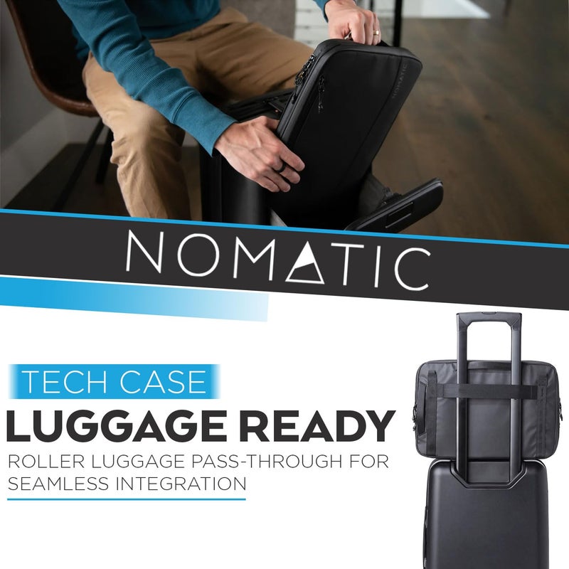 NOMATIC Tech Case: Laptop Protective Case for MacBook Air, iPad Pro, Chromebook Notebook Computer and Chargers, Water Resistance Laptop Computer Bag - Image 4